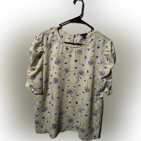 Ann Taylor Factory Floral Print Women's Large Blouse - Picture 1 of 5